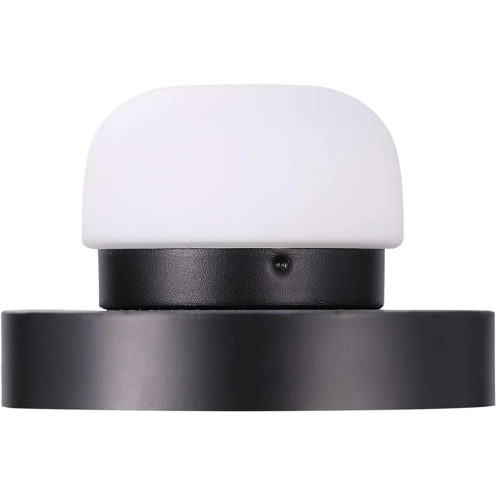 Sunlite 15w LED Knob Style Glass Wall Sconce Fixture 3000K Dimmable - 60w equiv - Image 7
