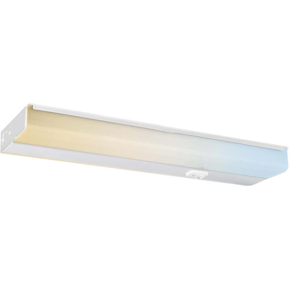 Sunlite 18-In 10w LED Under Cabinet Hardwired Fixture CCT Selectable - 60w equiv - Image 2