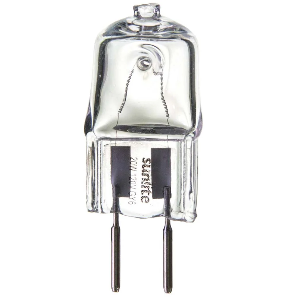 12PK - SUNLITE 20w 120v Single Ended T3.5 GY6.35 Bi-Pin Base 3200K Halogen Lamp - Image 2