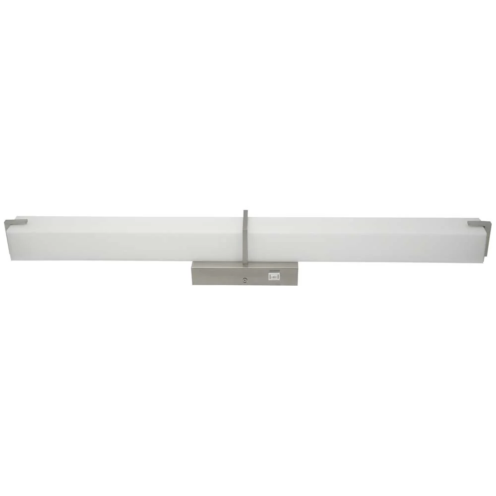 Sunlite 24-In 20w LED Linear Vanity Fixture CCT Tunable Dimmable Brushed Nickel - Image 3