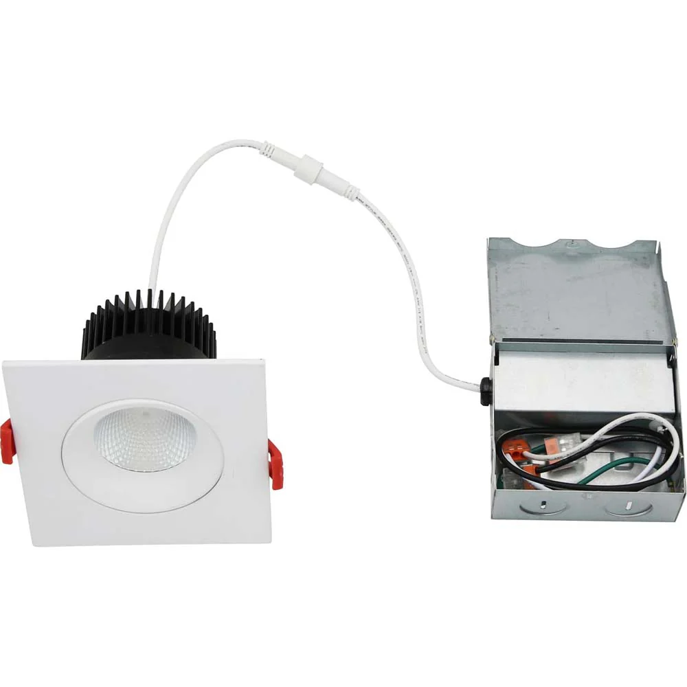 Sunlite 3.5-in 24w LED Two Head Gimbal Downlight Fixture CCT Tunable Dimmable - Image 9