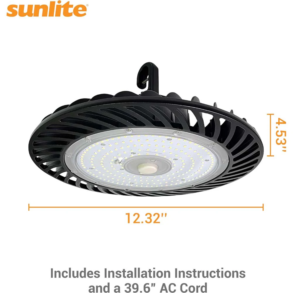 Sunlite 300w LED Commercial UFO High Bay Fixture 5000K 120-277V - 750w Equiv - Image 7