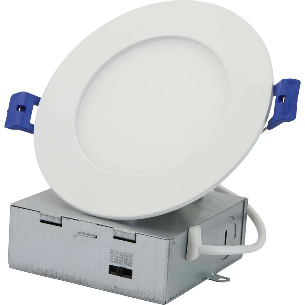 Sunlite 4-in 12w LED Round Recessed Slim Downlight CCT Tunable White Fixture - Image 2