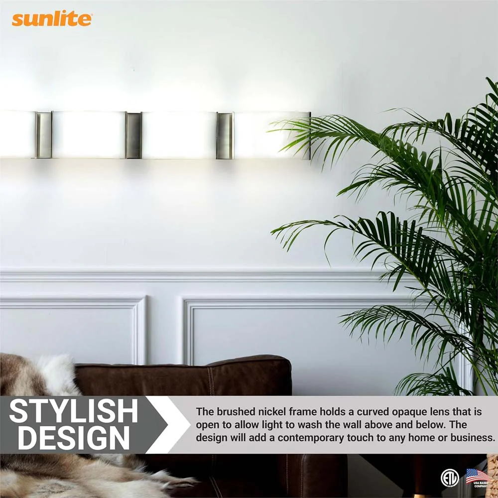 Sunlite 40w 4-Lights LED Decorative Vanity Light Fixture CCT Selectable Dimmable - Image 5