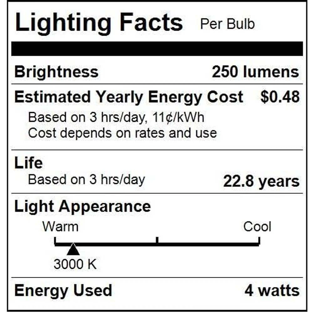 Sunlite 4w LED R14 Mini Reflector Floodlight E17 3000K Bulb - Warm White - Image 7