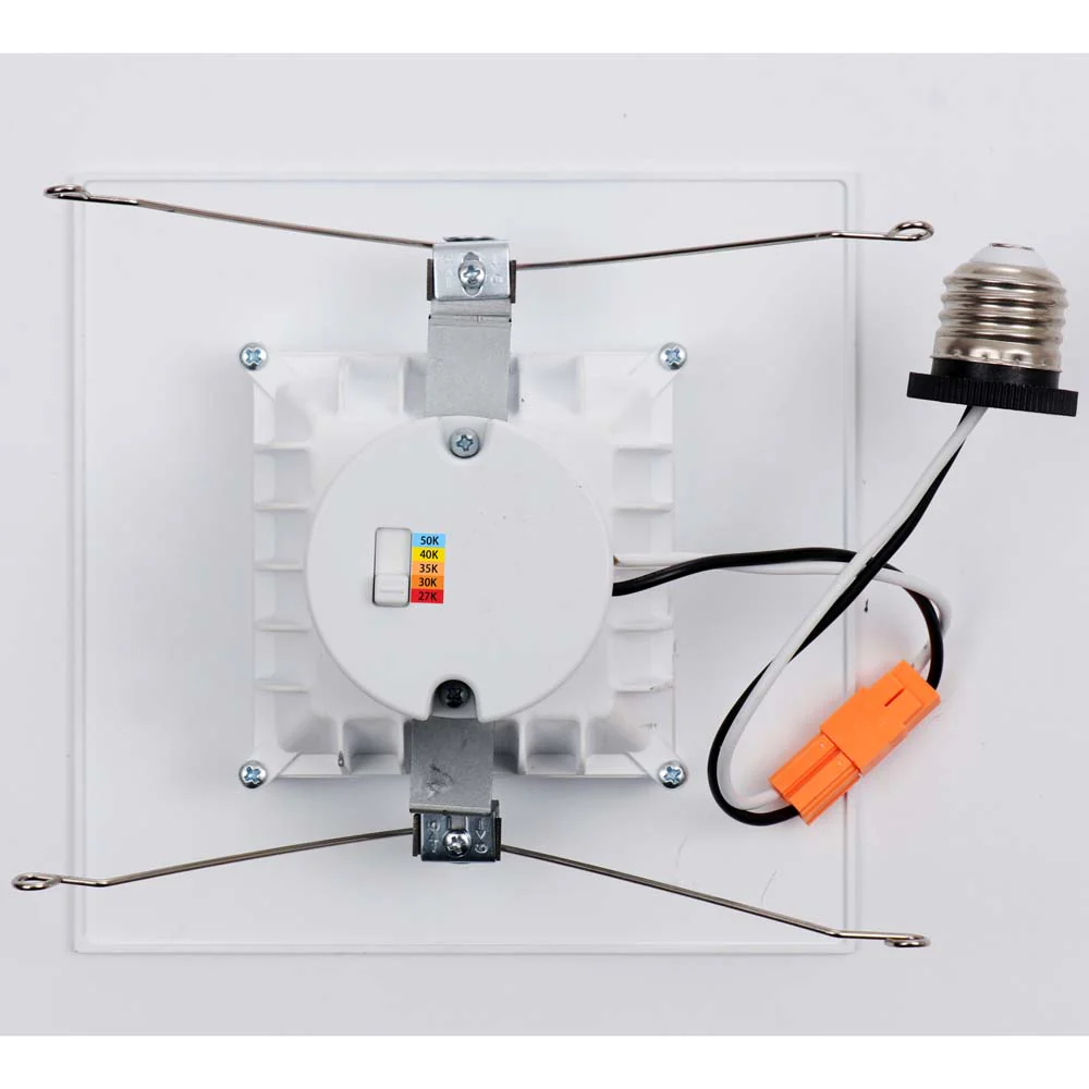 Sunlite 5-6-in 14w LED Square Retrofit Downlight Fixture CCT Selectable Dimmable - Image 8