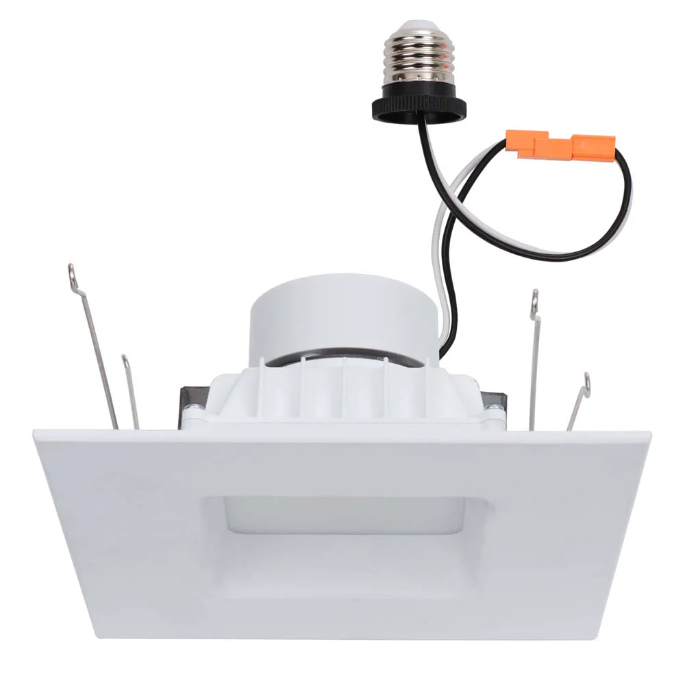 Sunlite 5-6-in 14w LED Square Retrofit Downlight Fixture CCT Selectable Dimmable - Image 9