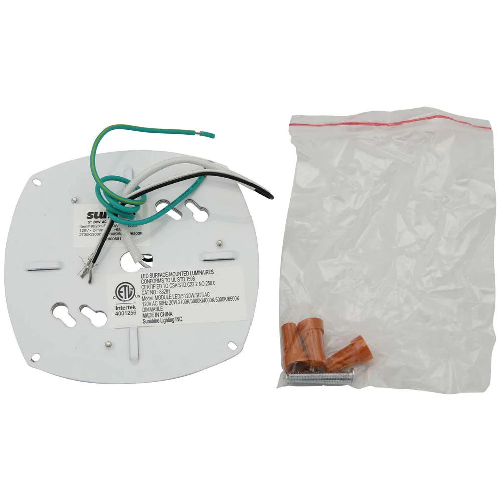 Sunlite 5-in 20w CCT Tunable AC Light Engine Circular Module Retrofit Kit - Image 2