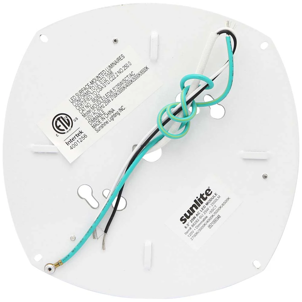 Sunlite 6.5-in 25w CCT Tunable AC Light Engine Circular Module Retrofit Kit - Image 2