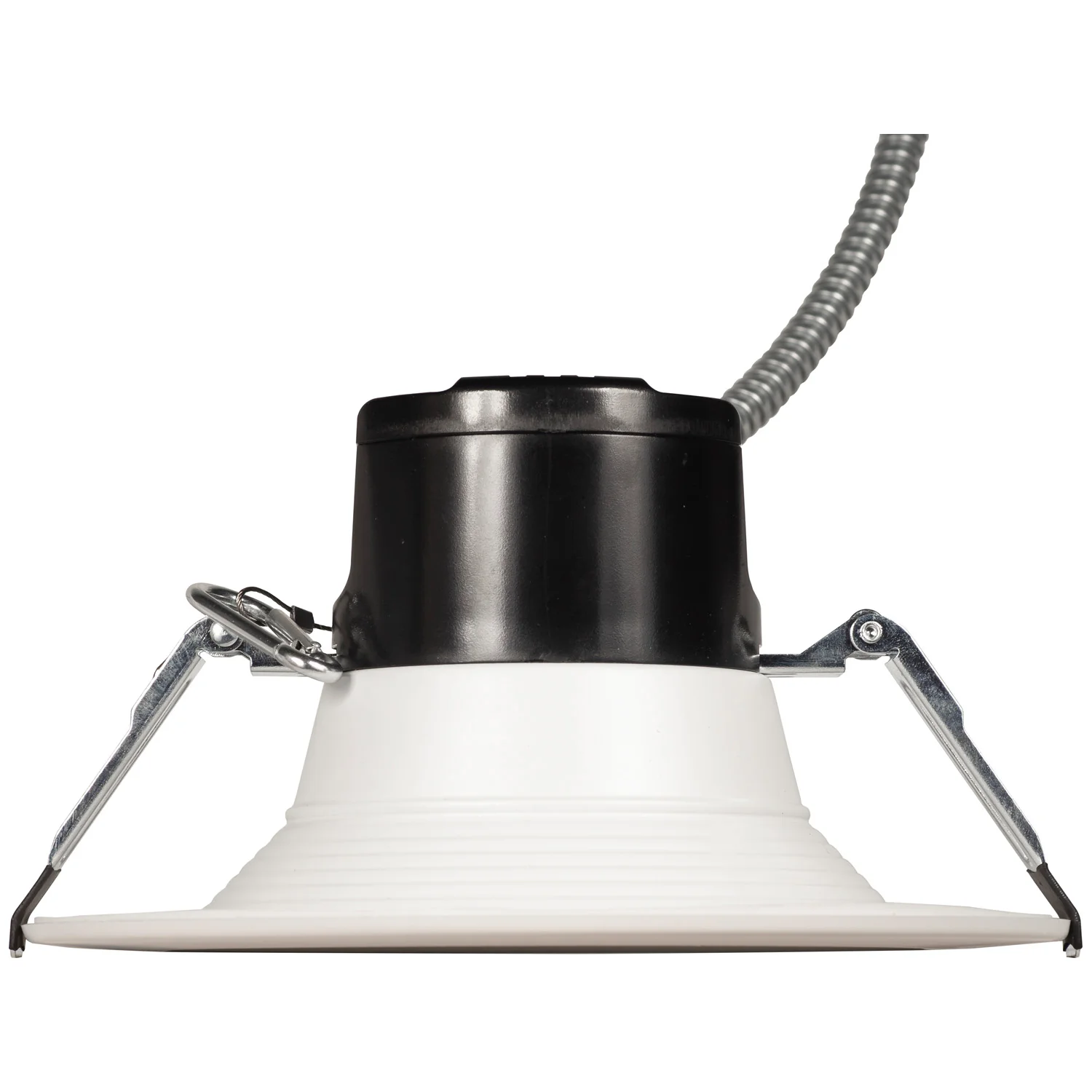 Sunlite 6-in LED Recessed Round Downlight CCT Wattage Lumens Selectable Fixture - Image 3