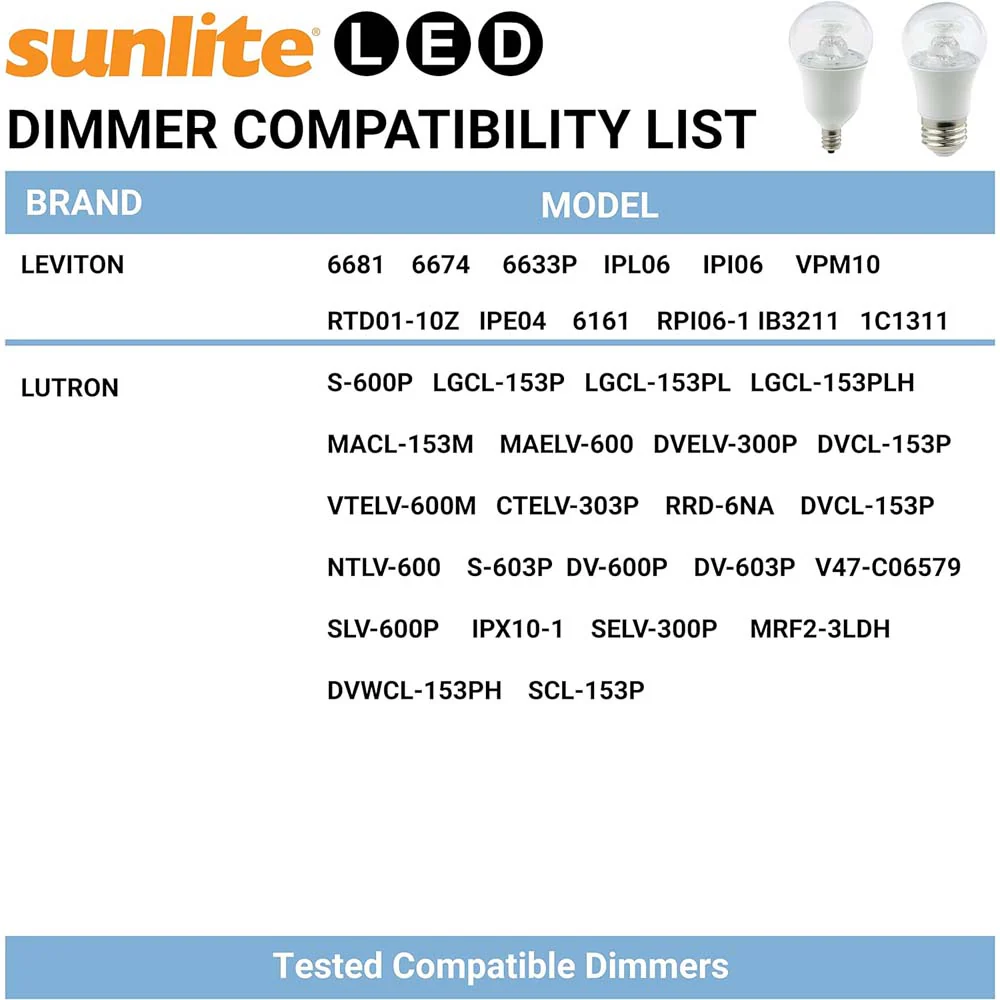Sunlite 6w LED A15 Ceiling Fan Clear E26 Base 5000K Bulb - 40W Equiv - Image 8
