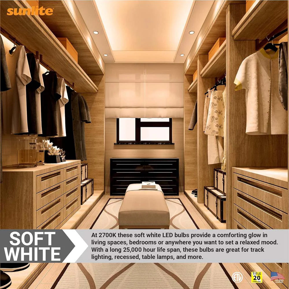Sunlite 6w LED PAR16 Short Neck Recessed E26 2700K Flood Bulb - 50W Equiv - Image 6