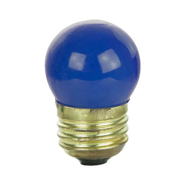 25Pk - SUNLITE 7.5w S11 120v Medium Base Blue Bulb - Image 2
