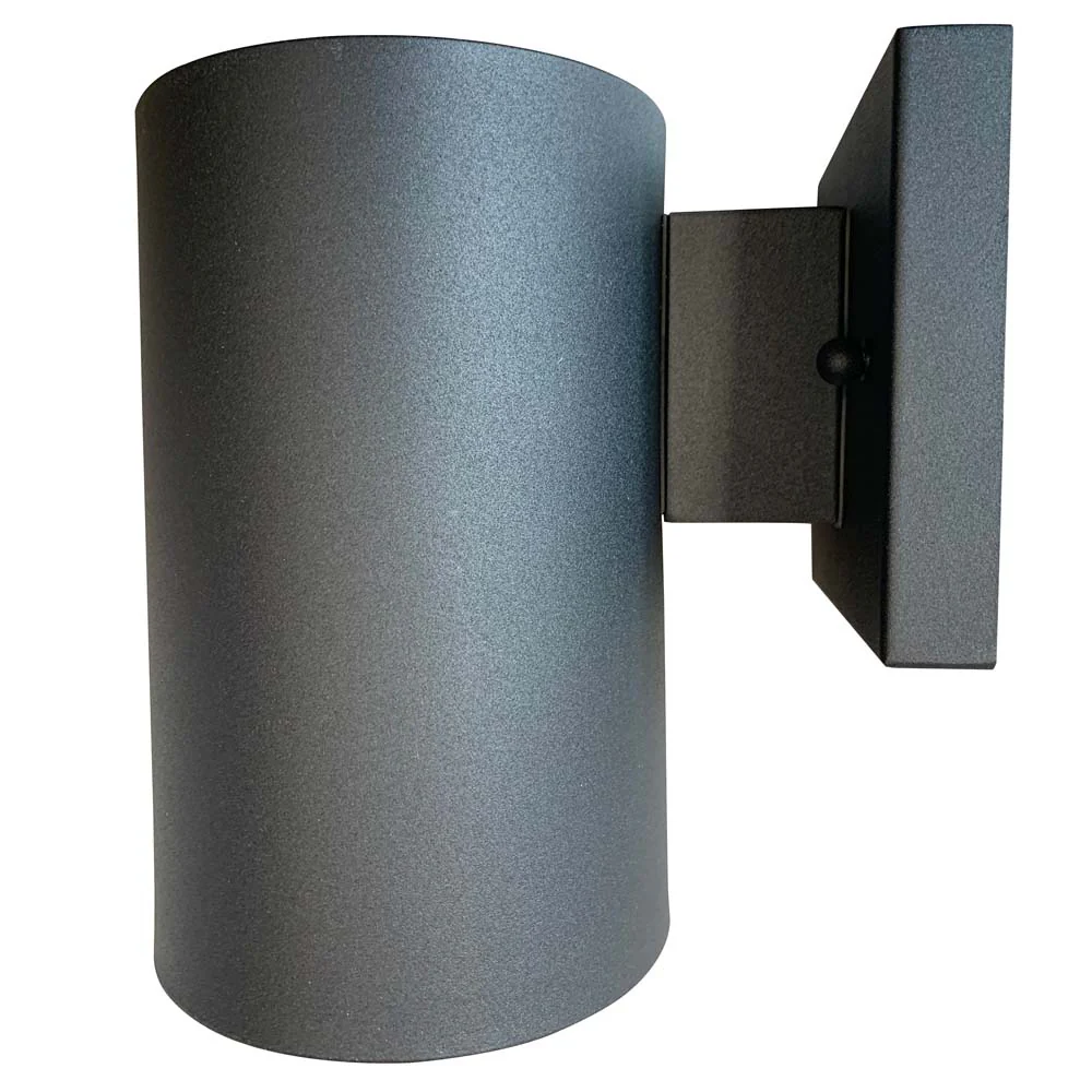 Sunlite 75w Medium E26 Base Black finish Modern Cylinder Wall Mount Fixtures - Image 3