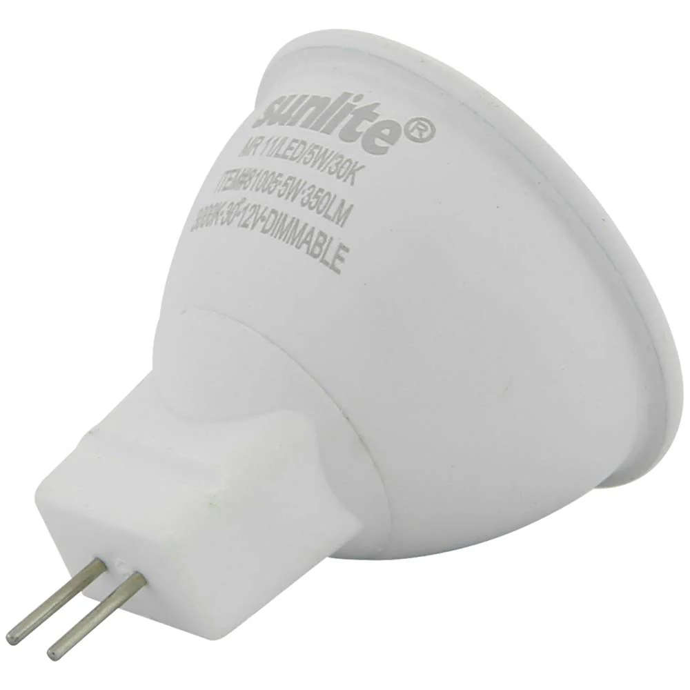 Sunlite 81005 - MR11/LED/5W/30K MR11 LED GU4 Base 3000K Warm White - Image 3