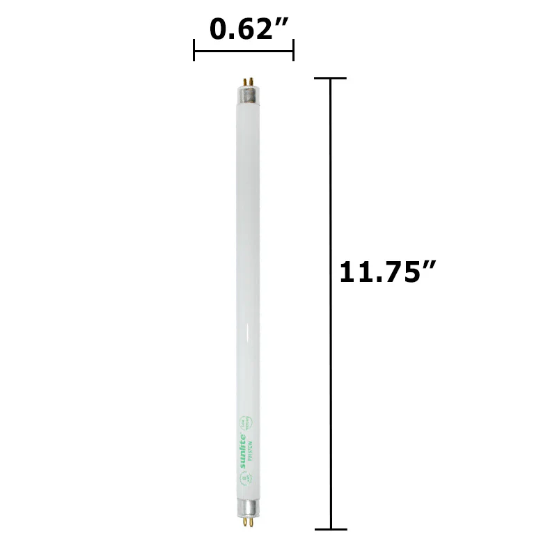10Pk - SUNLITE F8T5/CW 8W 12in. Cool White Fluorescent Tube - Image 3