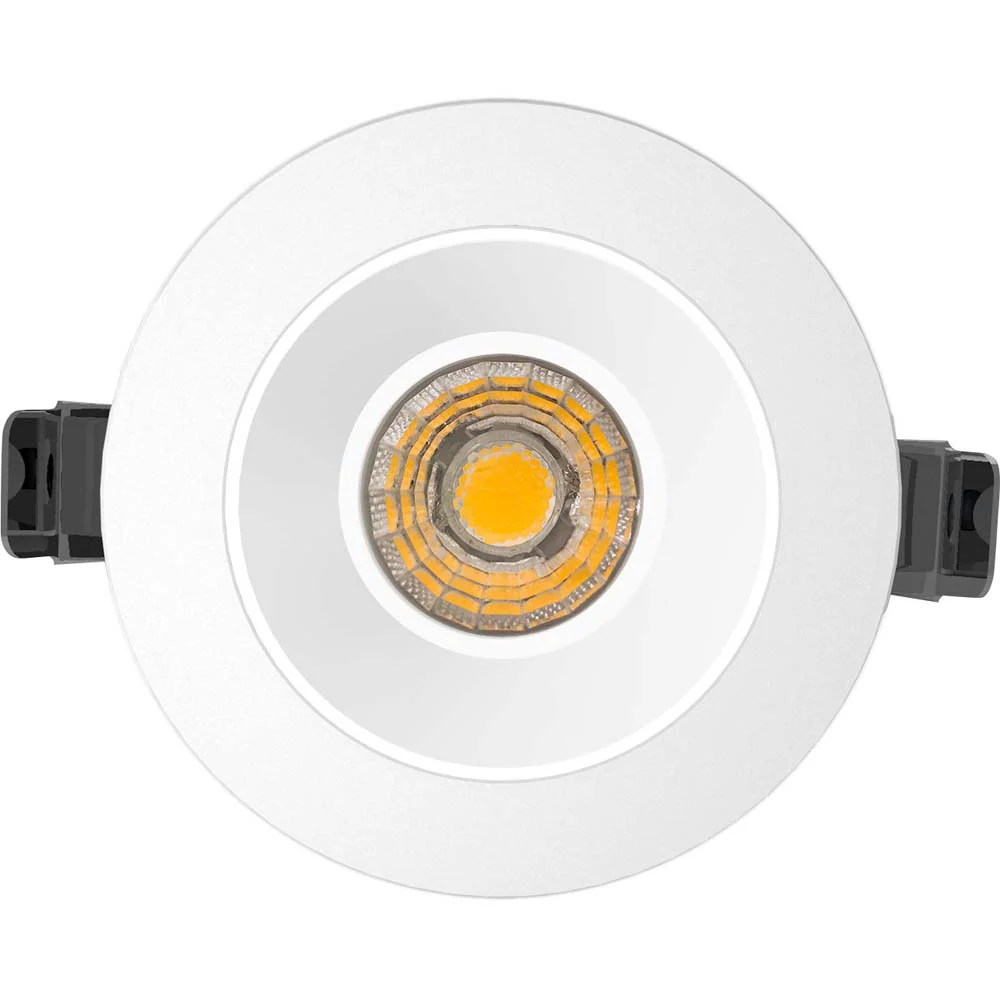 Sunlite 8w Round LED Regressed Anti Glare Canless Downlight 4000K Cool White - Image 2