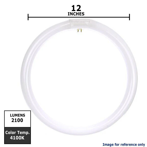 SUNLITE FC12T9/DL 32W 12 inch T9 Daylight Circline 4-Pin Light Bulb - Image 2