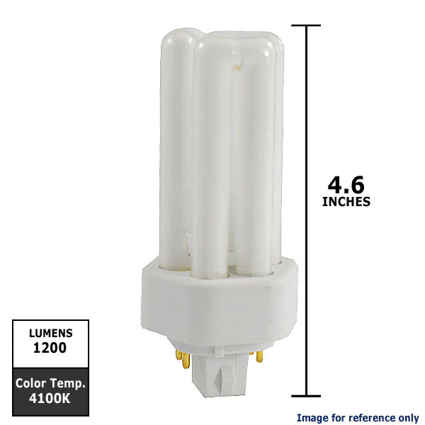 SUNLITE GX24Q-2, Triple Tube 4 Pin, 18W 4100k Bulb - Image 2