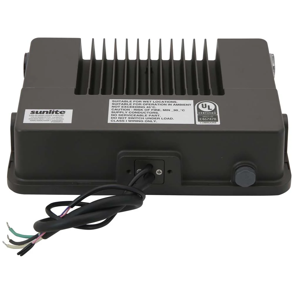 Sunlite LED Outdoor Flood Wall Mount Fixture CCT Wattage Selectable Dimmable - Image 3