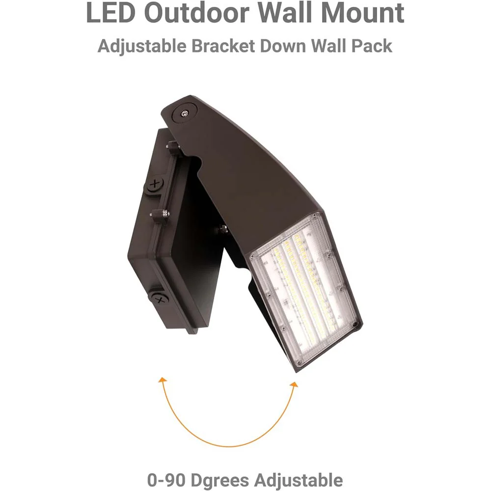 Sunlite LED Outdoor Slim Profile Cutoff Wallpack CCT Wattage Selectable Fixture - Image 5