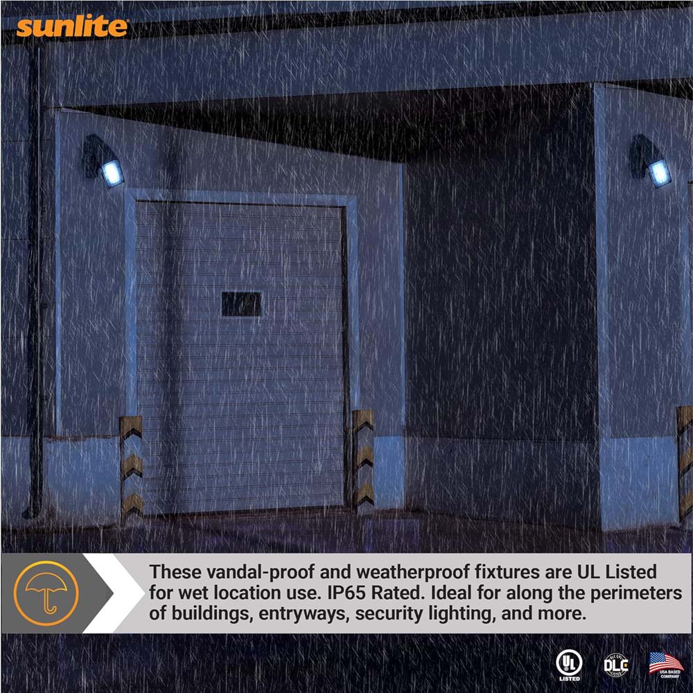 Sunlite LED Outdoor Slim Profile Cutoff Wallpack CCT Wattage Selectable Fixture - Image 8