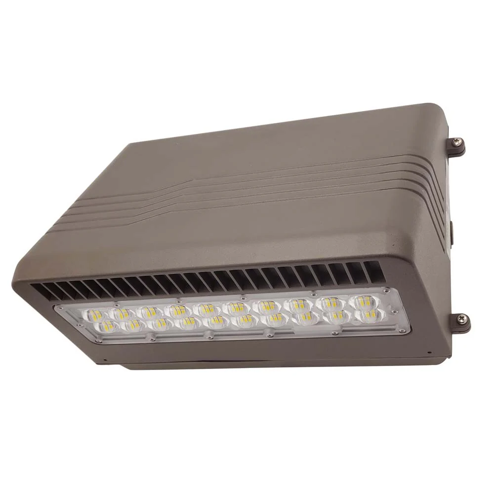 Sunlite LED Wallpack Cutoff CCT Wattage Selectable Multi-Volt Downlight Fixture