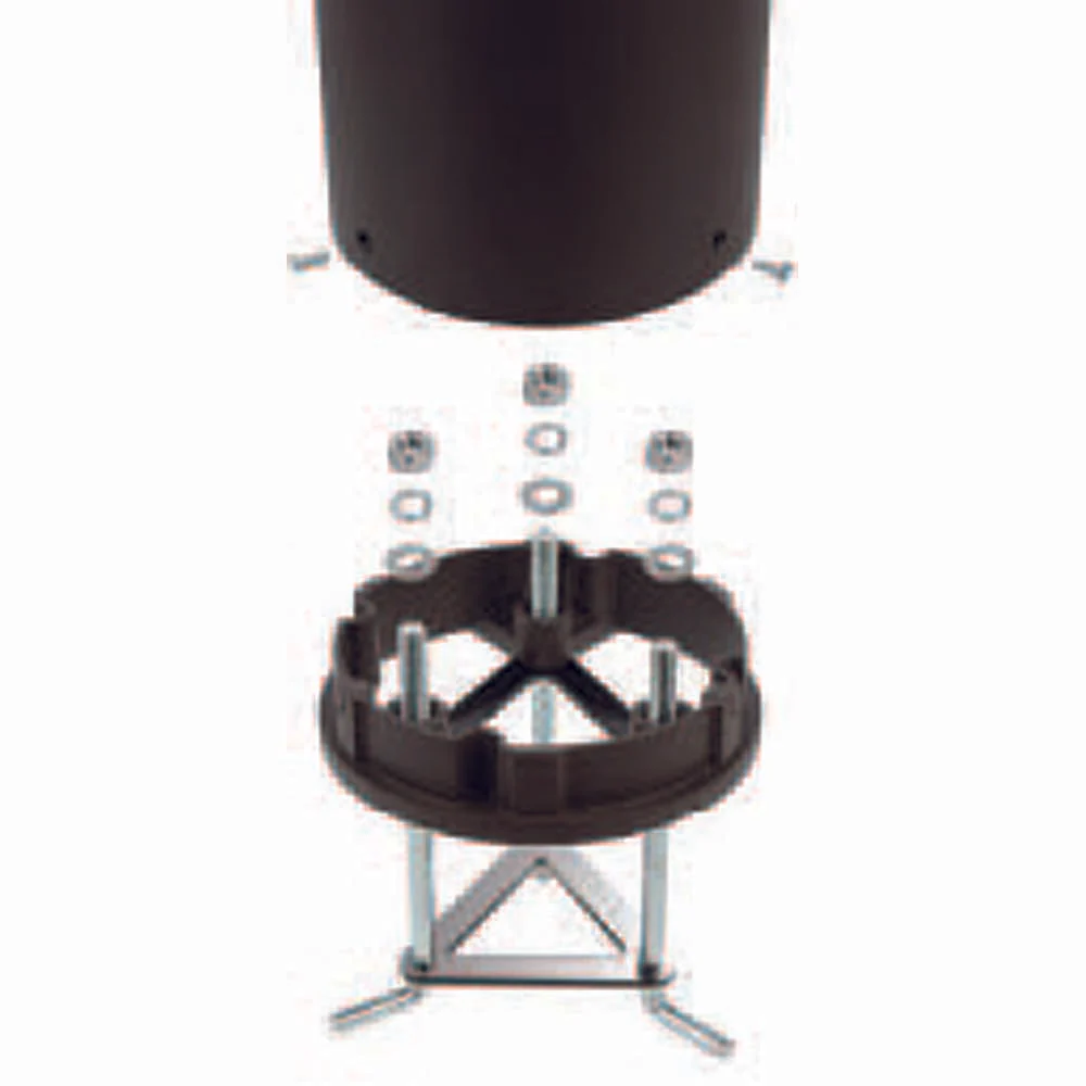 Sunlite Round Color and Watts CCT Tunable Dimmable Bollard Garden Pathway light - Image 3