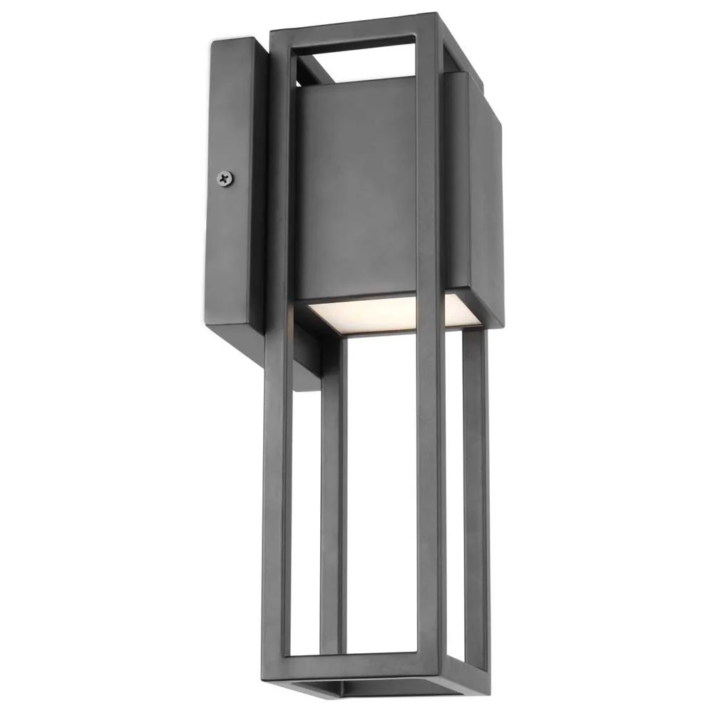 Supreme 10W LED Small Wall Lantern Matte Black Finish - Image 3