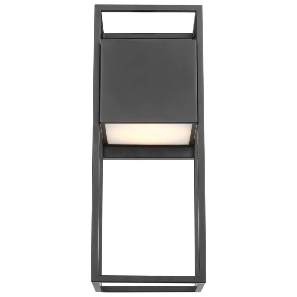 Supreme 18W LED Large Wall Lantern Matte Black Finish - Image 2