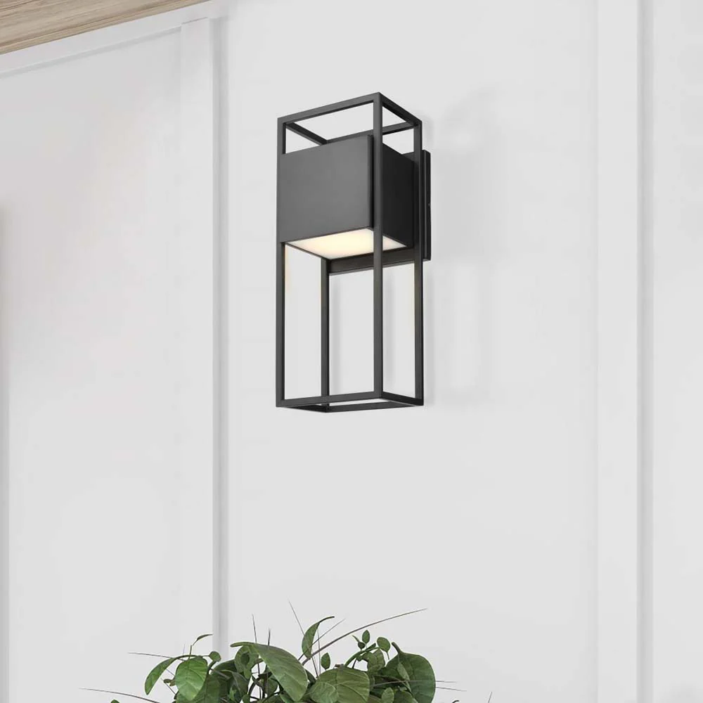 Supreme 18W LED Large Wall Lantern Matte Black Finish - Image 7