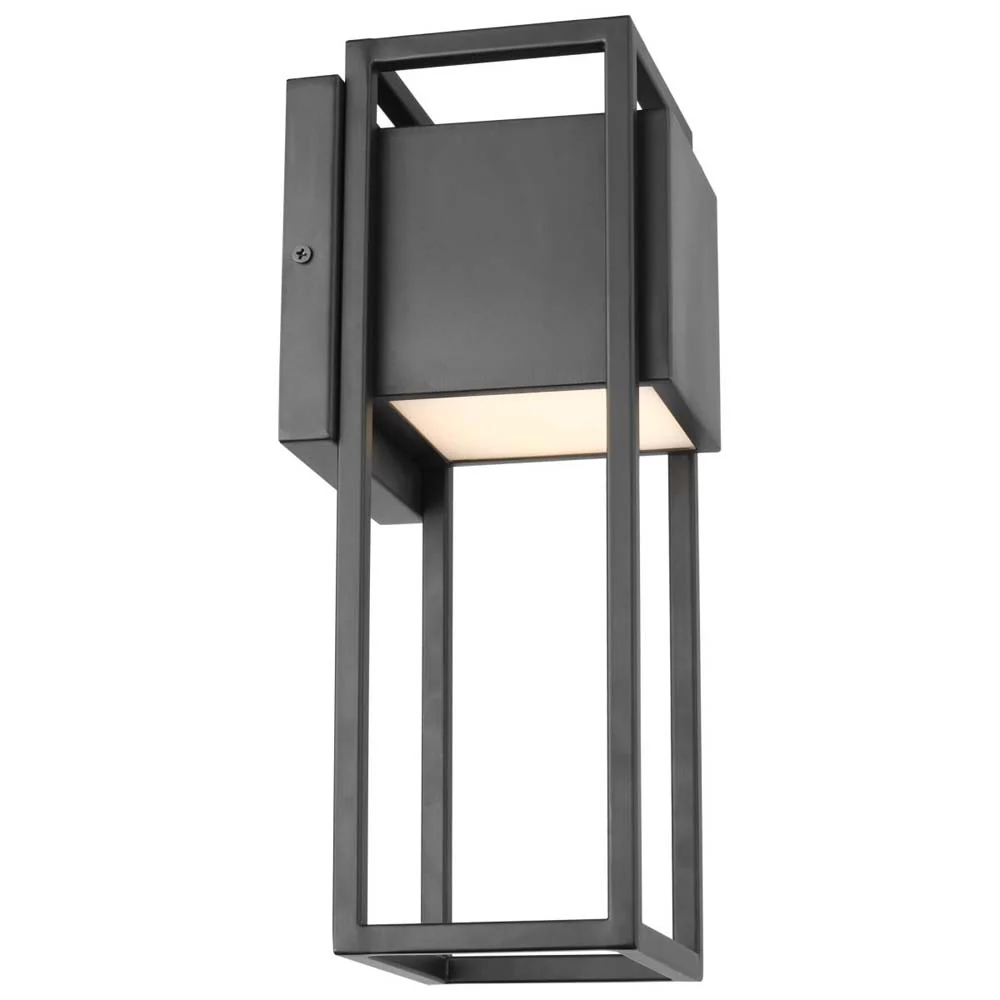 Supreme 18W LED Medium Wall Lantern Matte Black Finish - Image 4