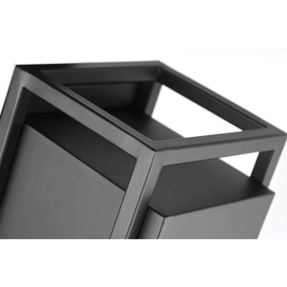 Supreme 18W LED Medium Wall Lantern Matte Black Finish - Image 5