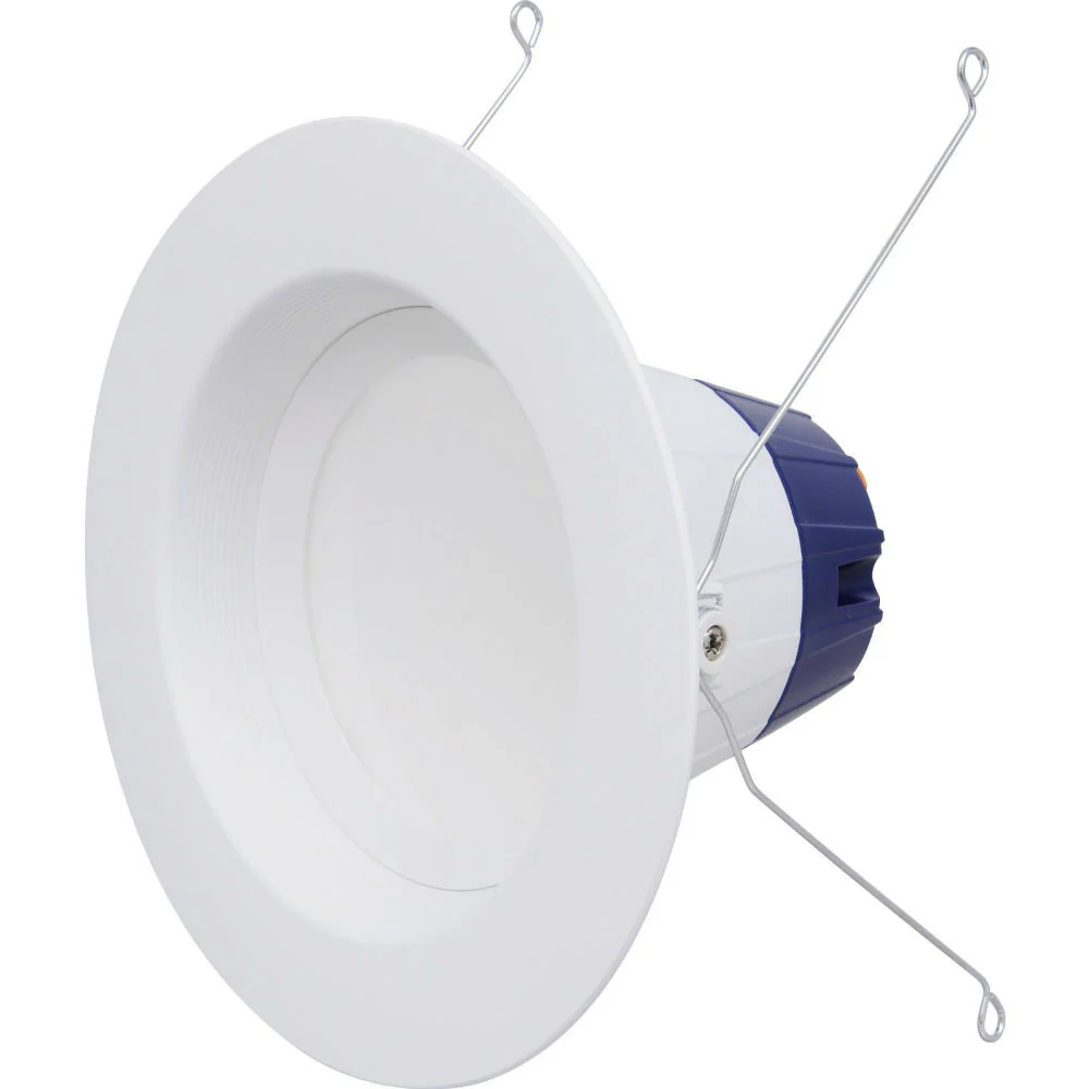 Sylvania 10W 6 inch 700Lm White 3000K Recessed Downlight Kit - 65w equiv.