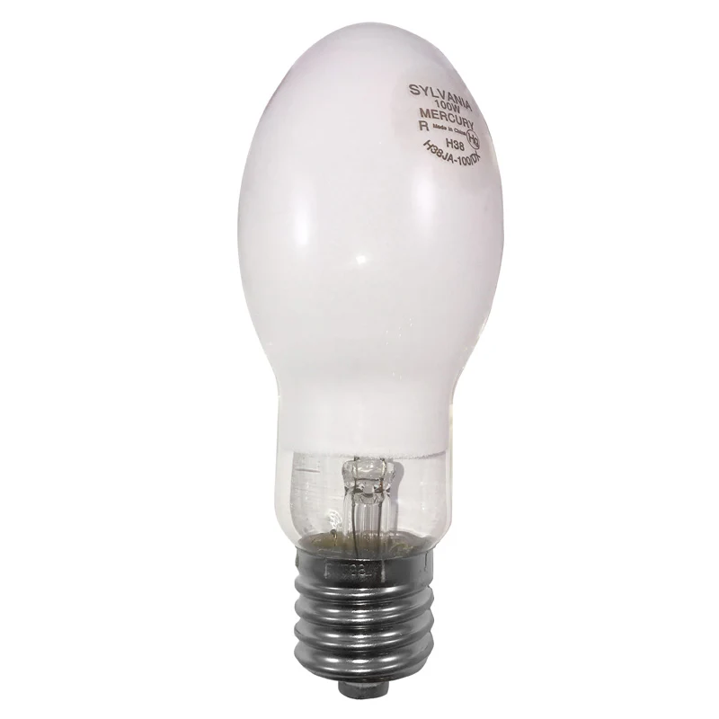 Sylvania 100w H38 ED23.5 Coated Mercury Vapor Lamp - H38JA-100/DX - Image 3