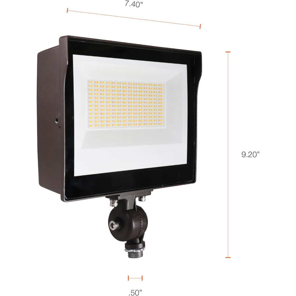 Sylvania 15W LED Wide Flood Light Luminaire 3 CCT Select 150 LPW Bronze Finish - Image 3