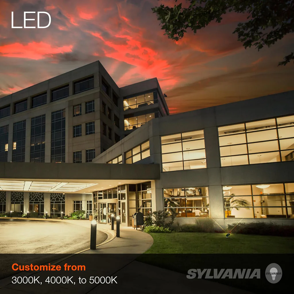 Sylvania 15W LED Wide Flood Light Luminaire 3 CCT Select 150 LPW Bronze Finish - Image 4