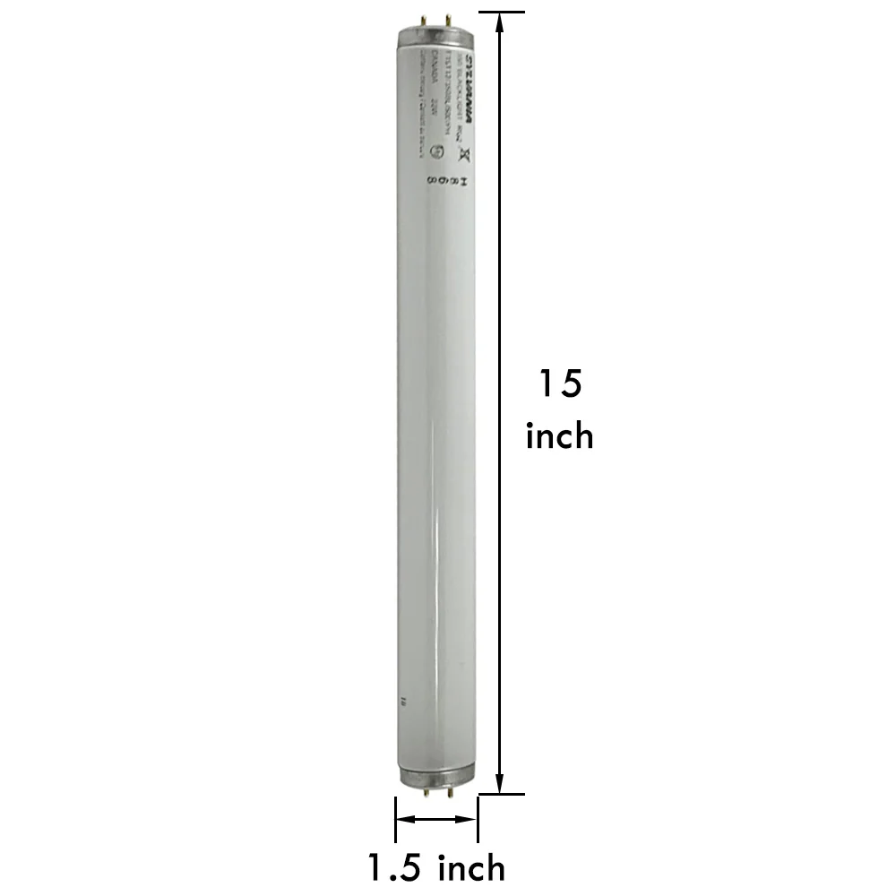 SYLVANIA 22w 15in F15T12/350BL/500/PH Blacklight Fluorescent Tube - Image 2