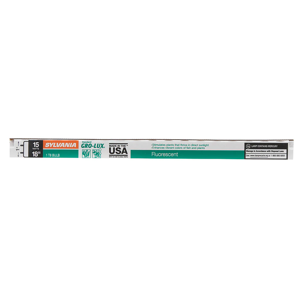 Sylvania 22511 18in 15w T8 Gro-Lux Aquarium Grow Plant Fluorescent Linear Tube - Image 2