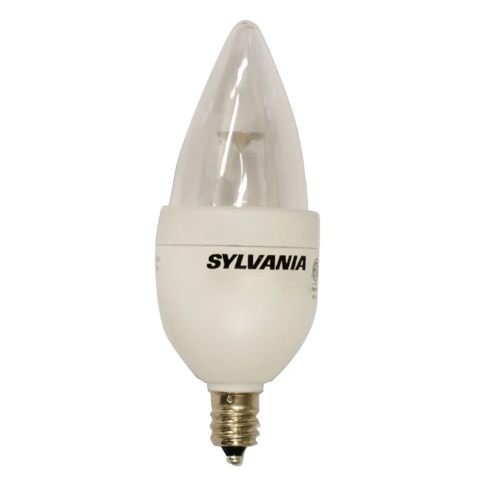 Sylvania 4w 120v B10 E12 2700k Dimmable LED Light Bulb - 6 pack - Image 2