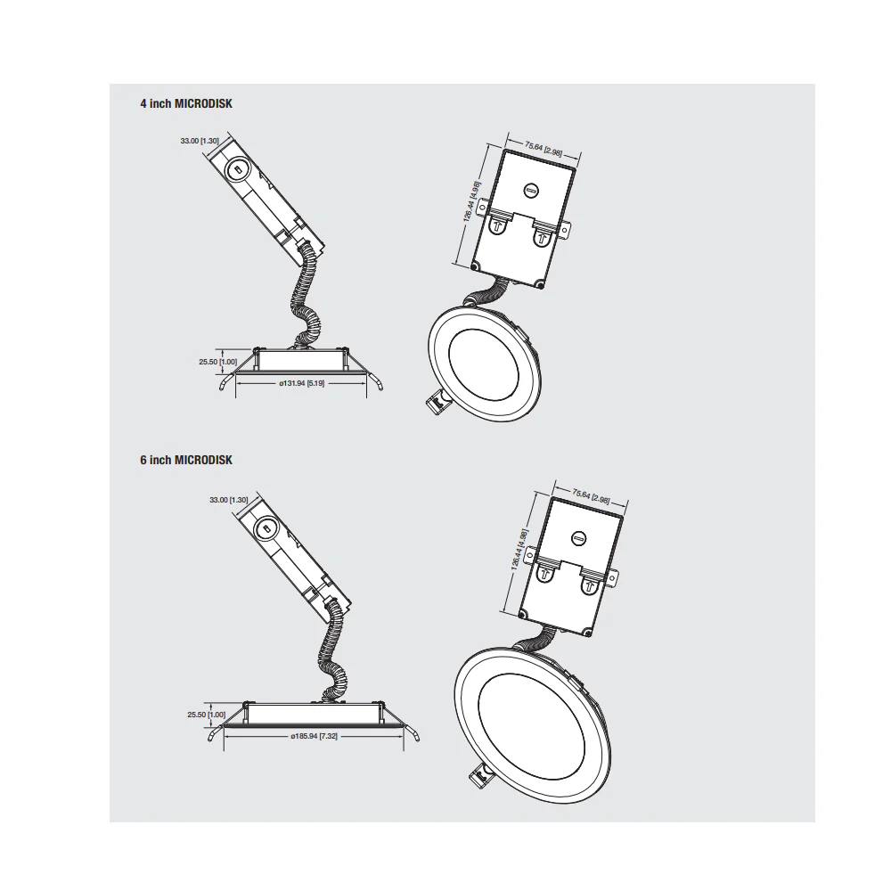 SYLVANIA 6 inch 13W 3000K Microdisk Recessed Ultra LED Downlight  - 75w equiv. - Image 2