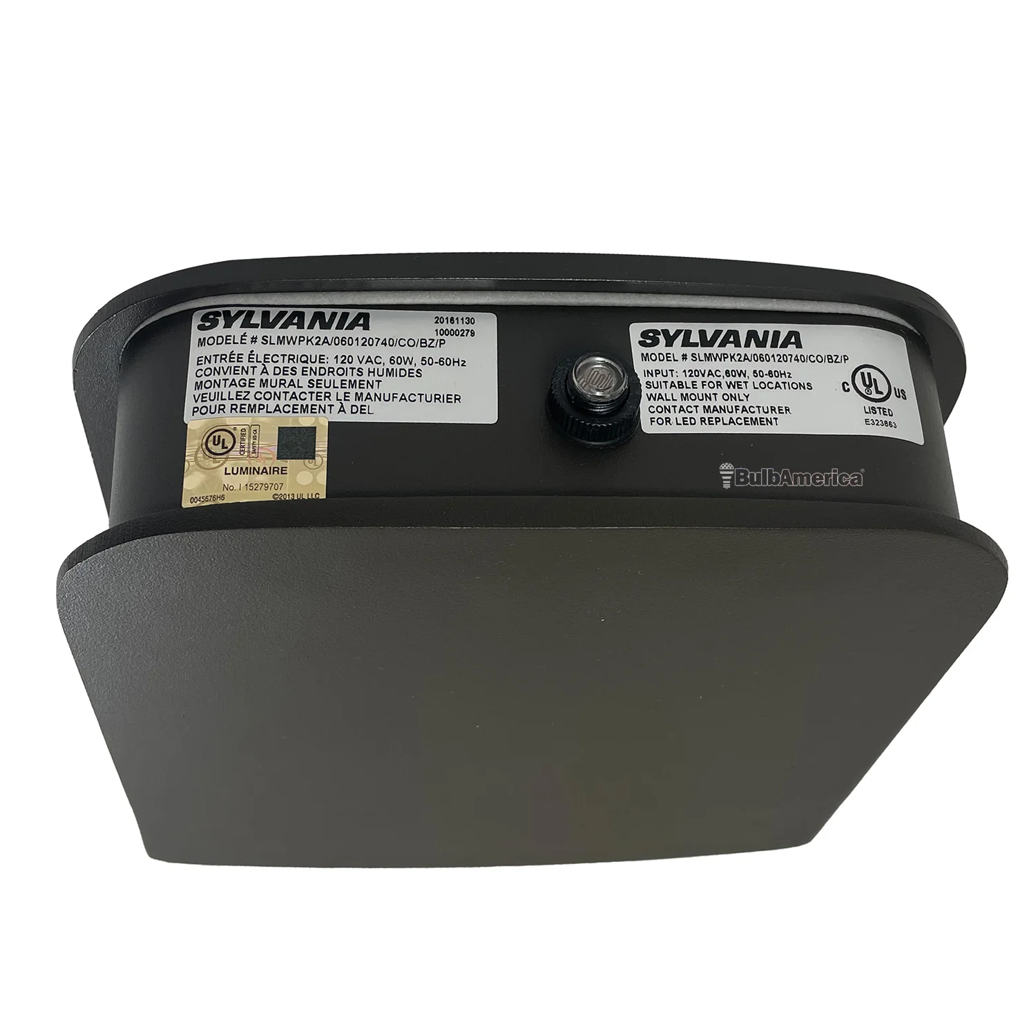 Sylvania LED Wall Pack 60w 4000k 7000LM Bronze Finish with Photocontrol - Image 3