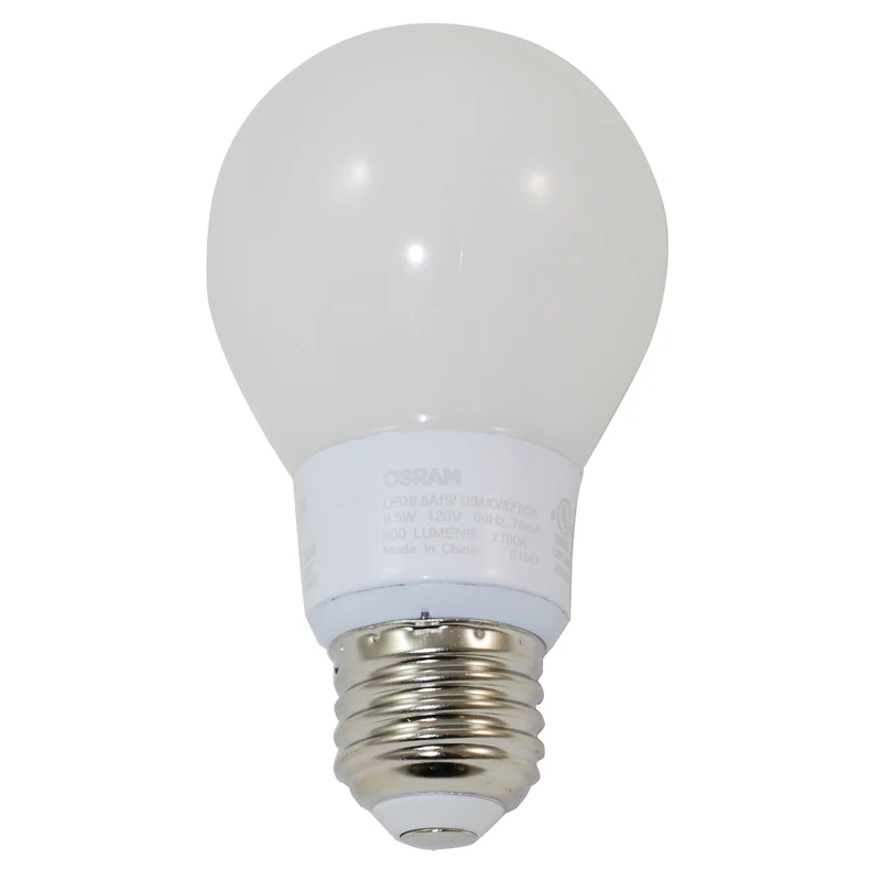 Sylvania 8.5W A19 LED 2700k Soft White Dimmable E26 Light Bulb - 60w equiv. - Image 3