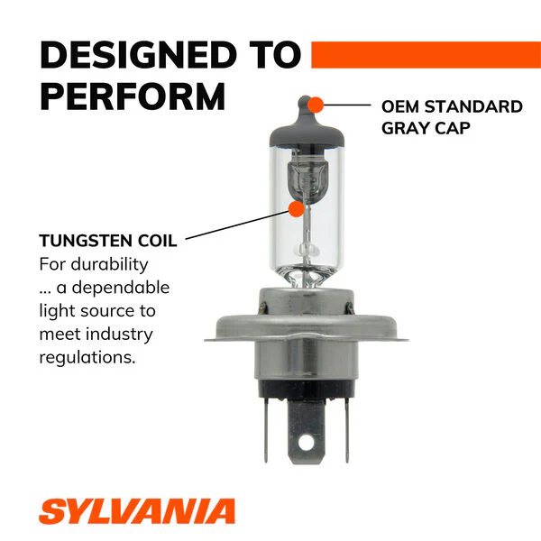 SYLVANIA 9003 (also fits H4) Basic Halogen Headlight Bulb - 1 Pack - Image 5