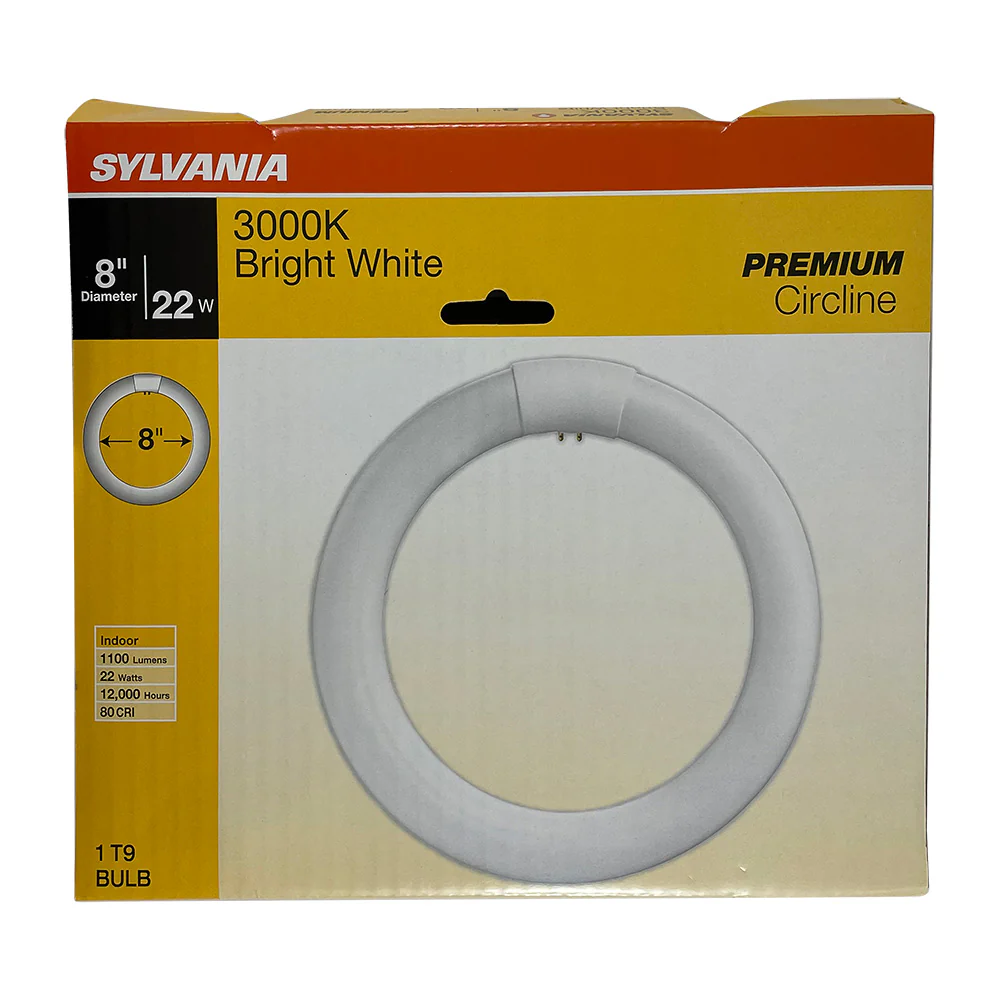 Sylvania FC8T9 22W 8in T9 3000K Bright White 1100Lm G10Q Circline Fluorescent Bulb - Image 3