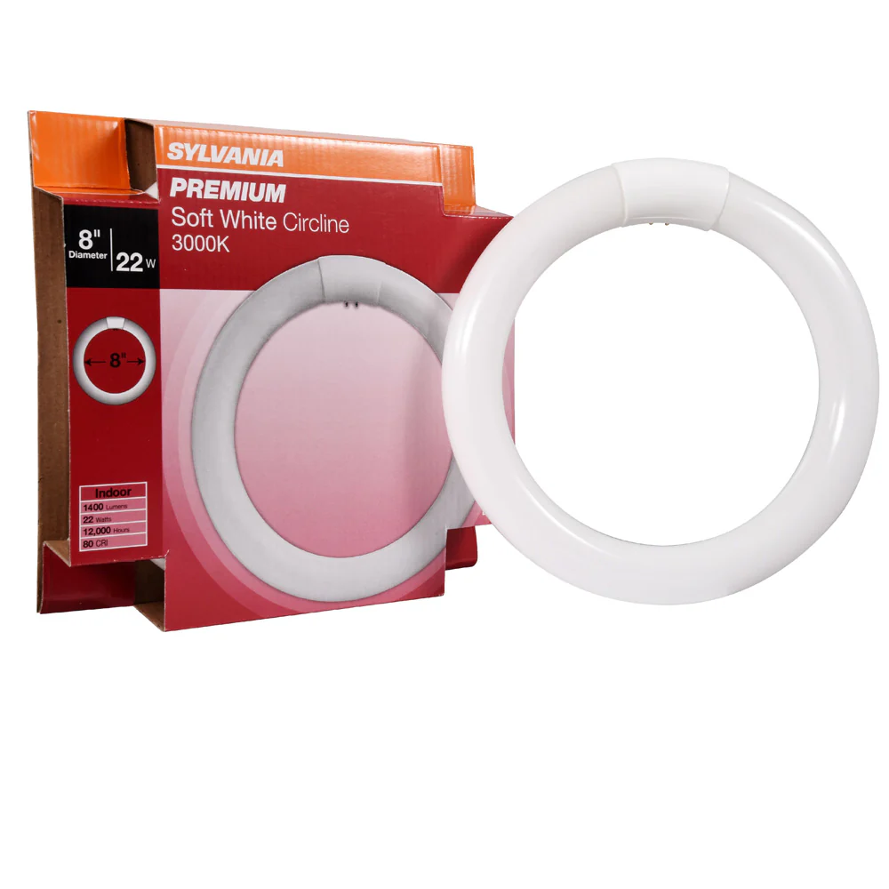 Sylvania FC8T9 22W T9 3000K Soft White G10Q Circline Fluorescent Bulb - Image 3