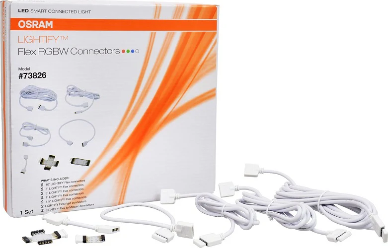Sylvania LED RGBW Flex Light Strip Connectors Set 14 pcs Lightify Smart Home - Image 2