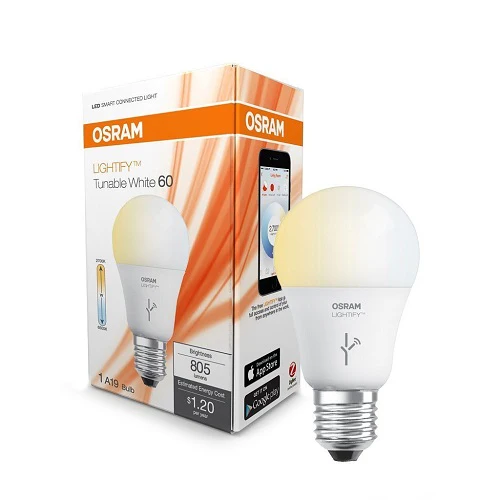 Sylvania Smart LED A19 Tunable White 60 9.5W 120V E26 Lightify Light Bulb - Image 2