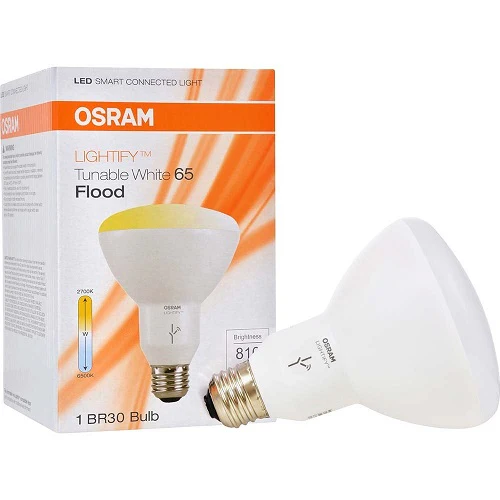 Sylvania Smart LED BR30 Tunable White 9.5W 120V E26 Reflector Lightify Lamp Bulb - Image 2