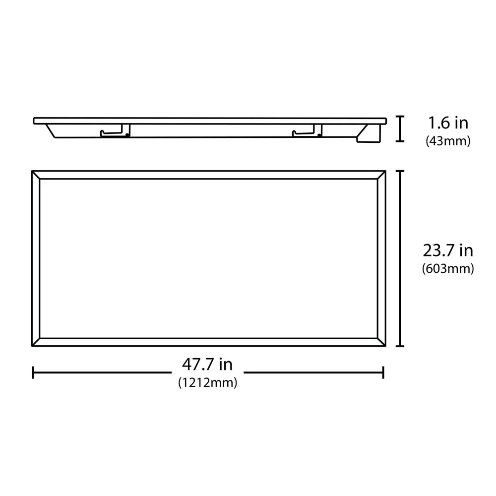 T6C Series 2x4 Ft. High-Output LED Troffer, 3500K (120-277V) - Image 3